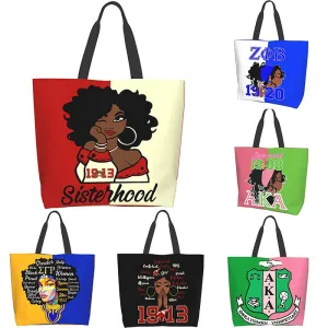 Sorority Tote Bag Aesthetic Vintage