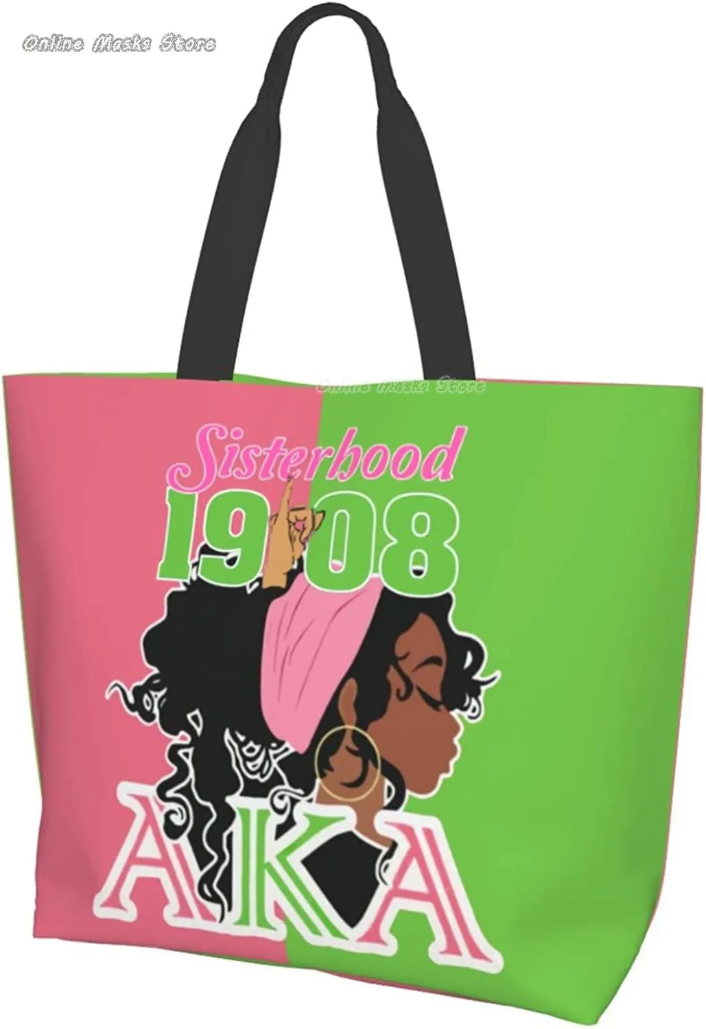 Sorority Tote Bag Aesthetic Vintage