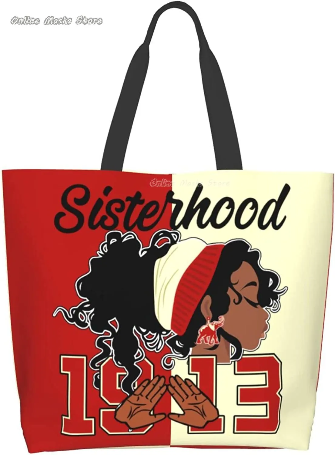 Sorority Tote Bag Aesthetic Vintage