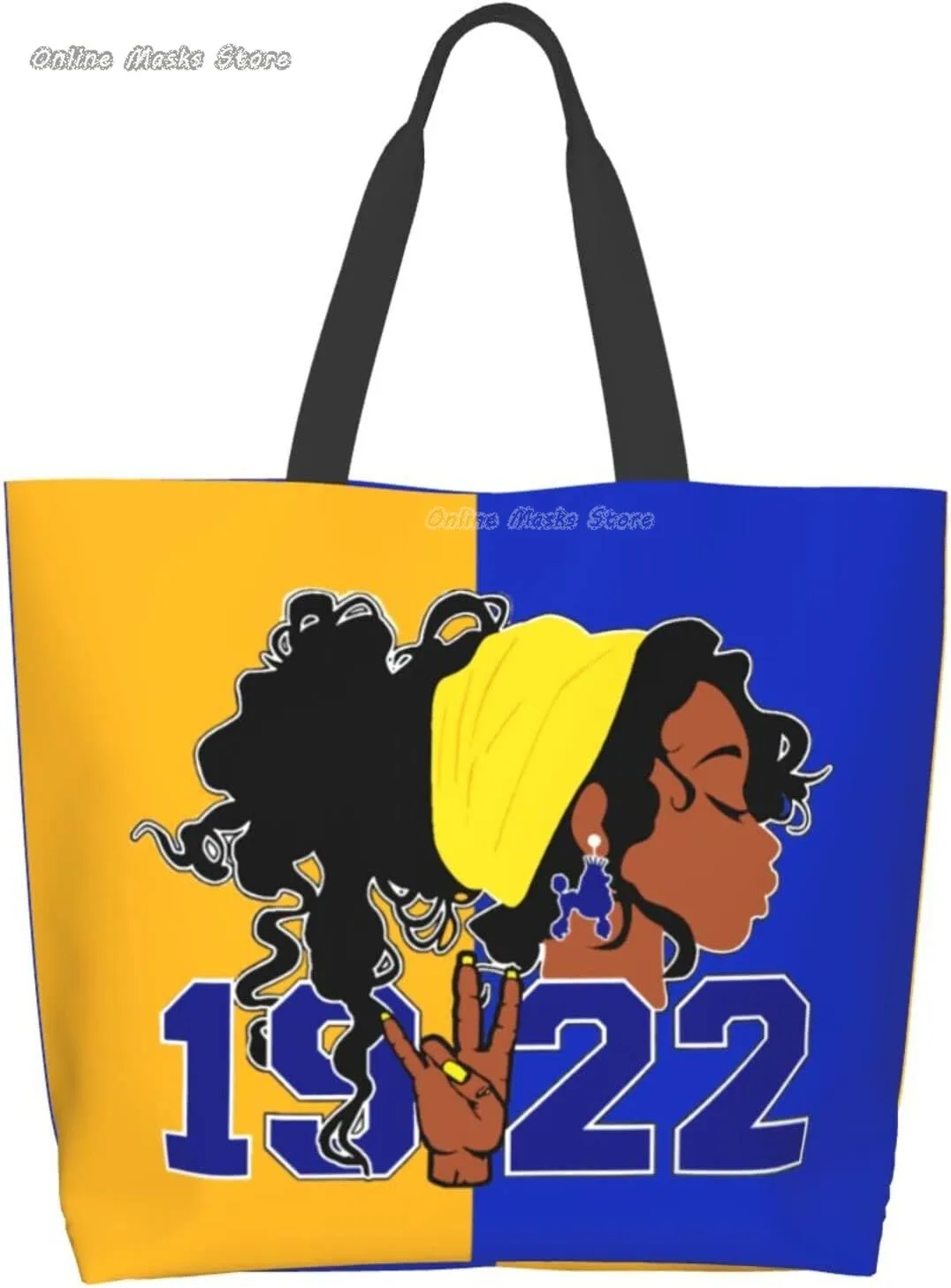 Sorority Tote Bag Aesthetic Vintage