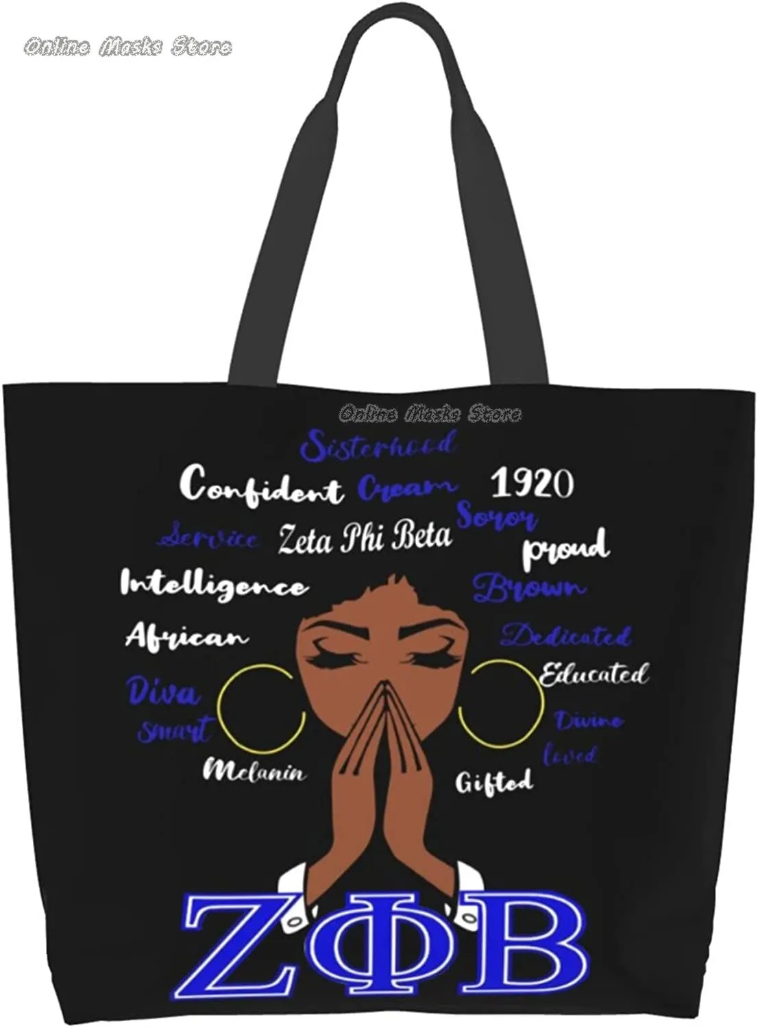 Sorority Tote Bag Aesthetic Vintage