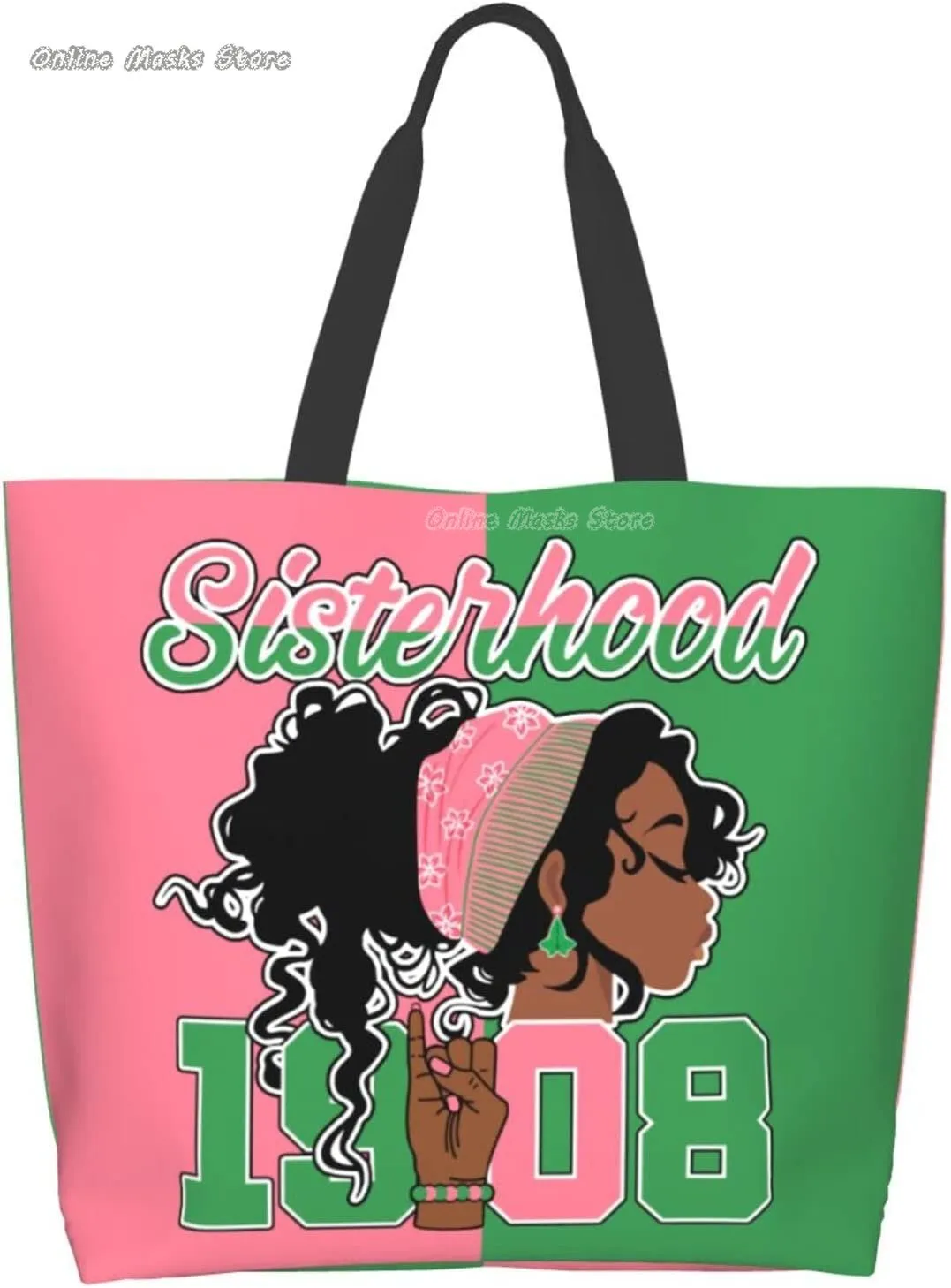 Sorority Tote Bag Aesthetic Vintage