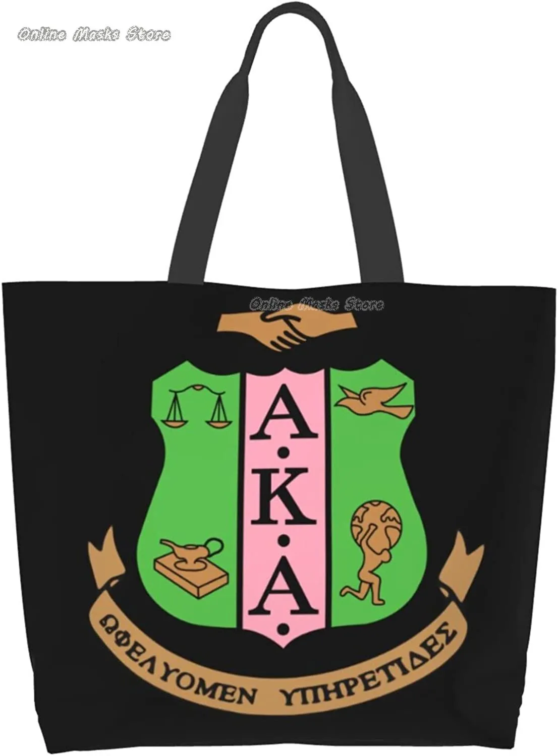 Sorority Tote Bag Aesthetic Vintage