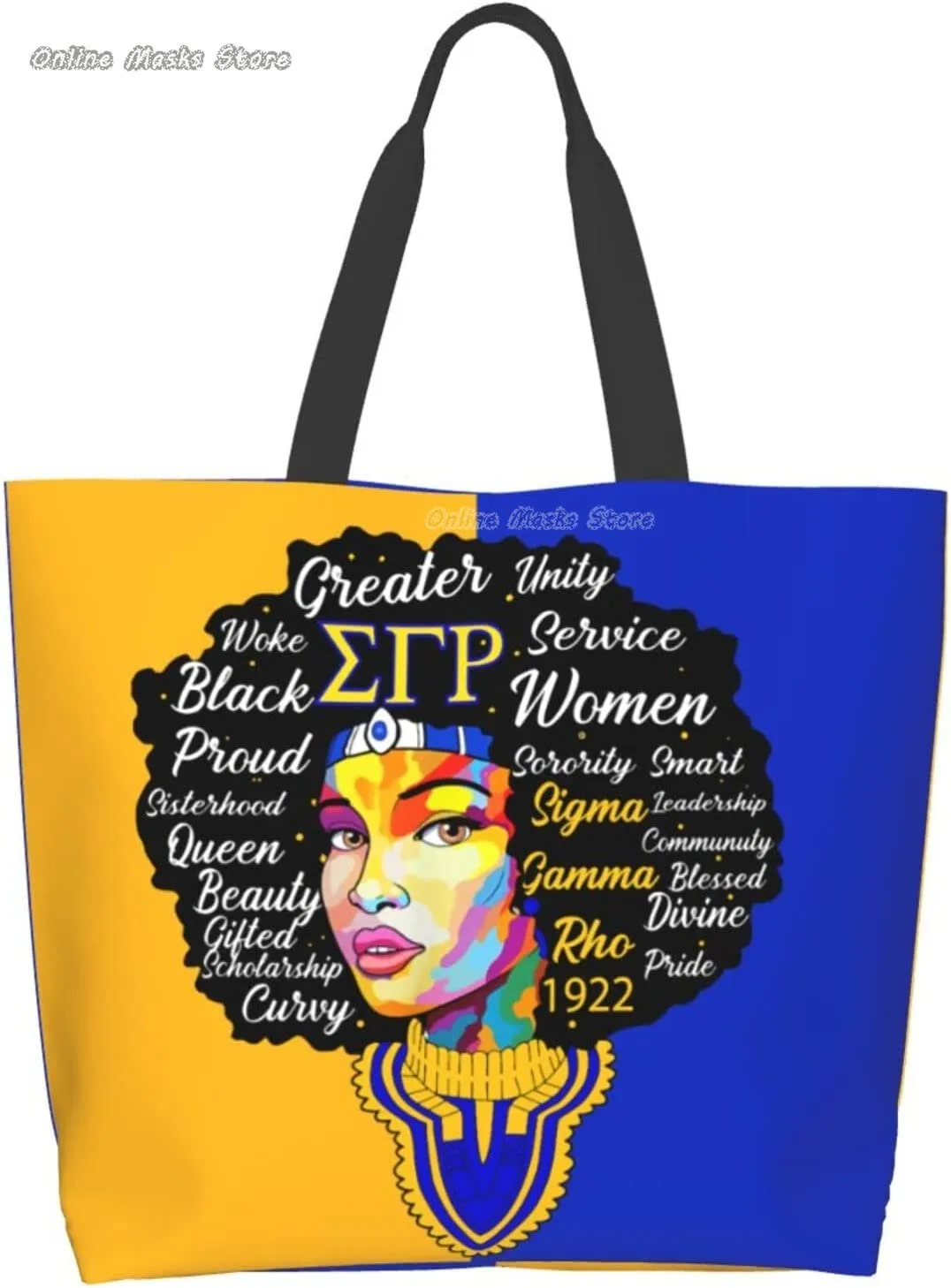 Sorority Tote Bag Aesthetic Vintage