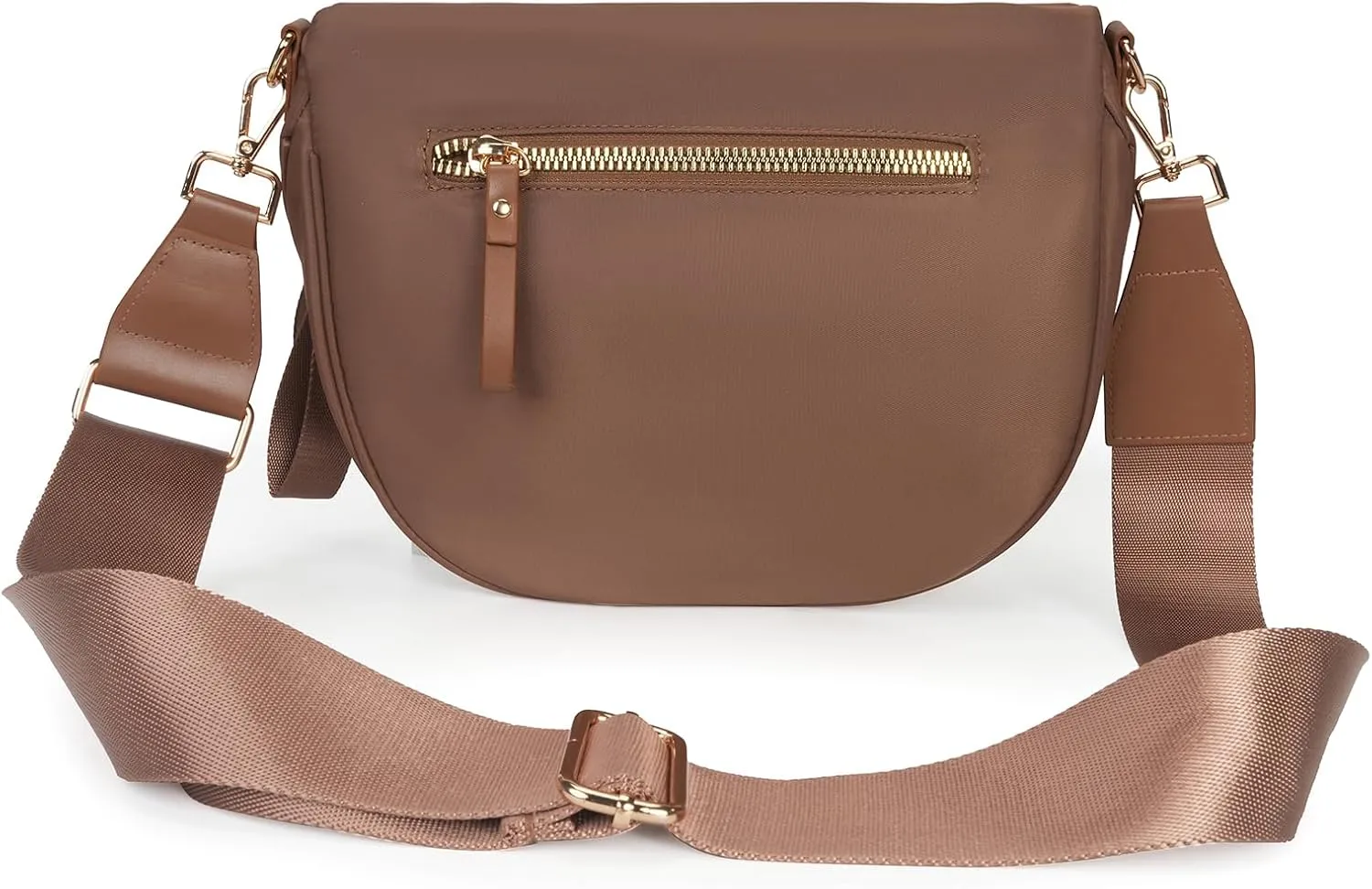 Spacious Nylon Crossbody Bag Bum Bag Handbags Wallets Purses Trendy Shoulder Bag for Women