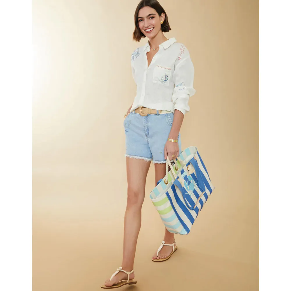 Spartina Beach Tote - Overboard Stripe