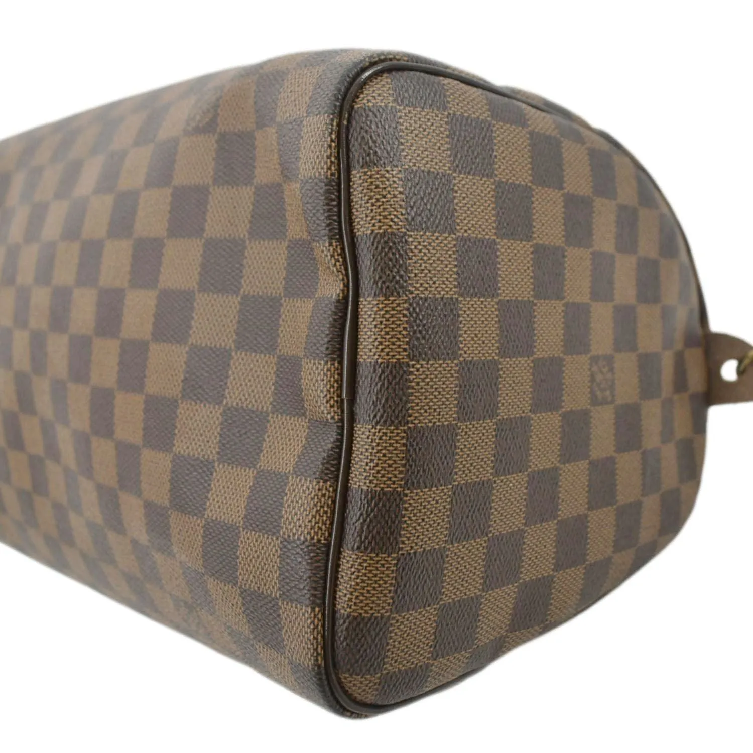 Speedy VUITTON LOUIS Ebene Connected Brown Big savings 30 Damier Bag Satchel