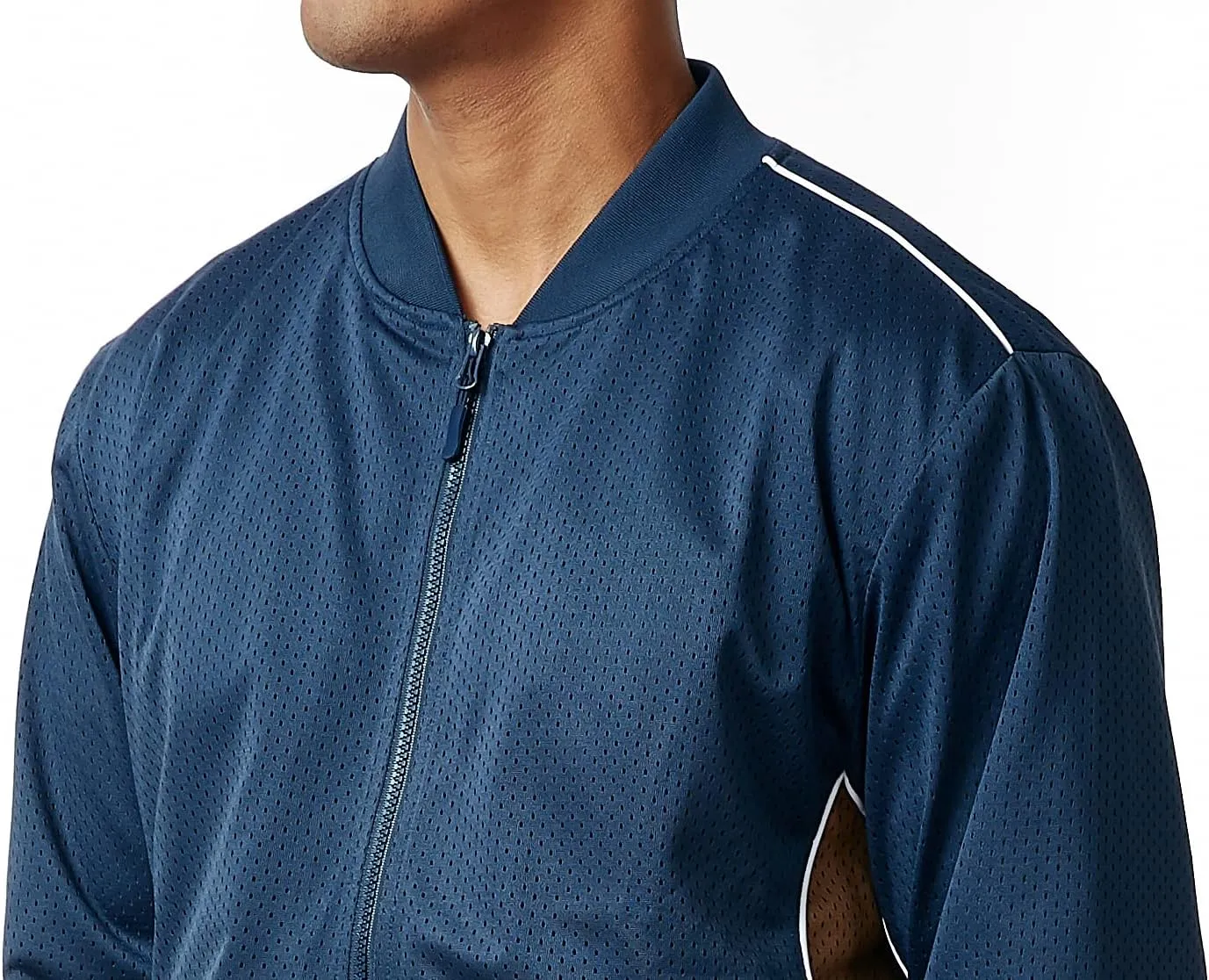 STACY ADAMS Men’s 2pc Mesh Sport-Casual Zip Tracksuit