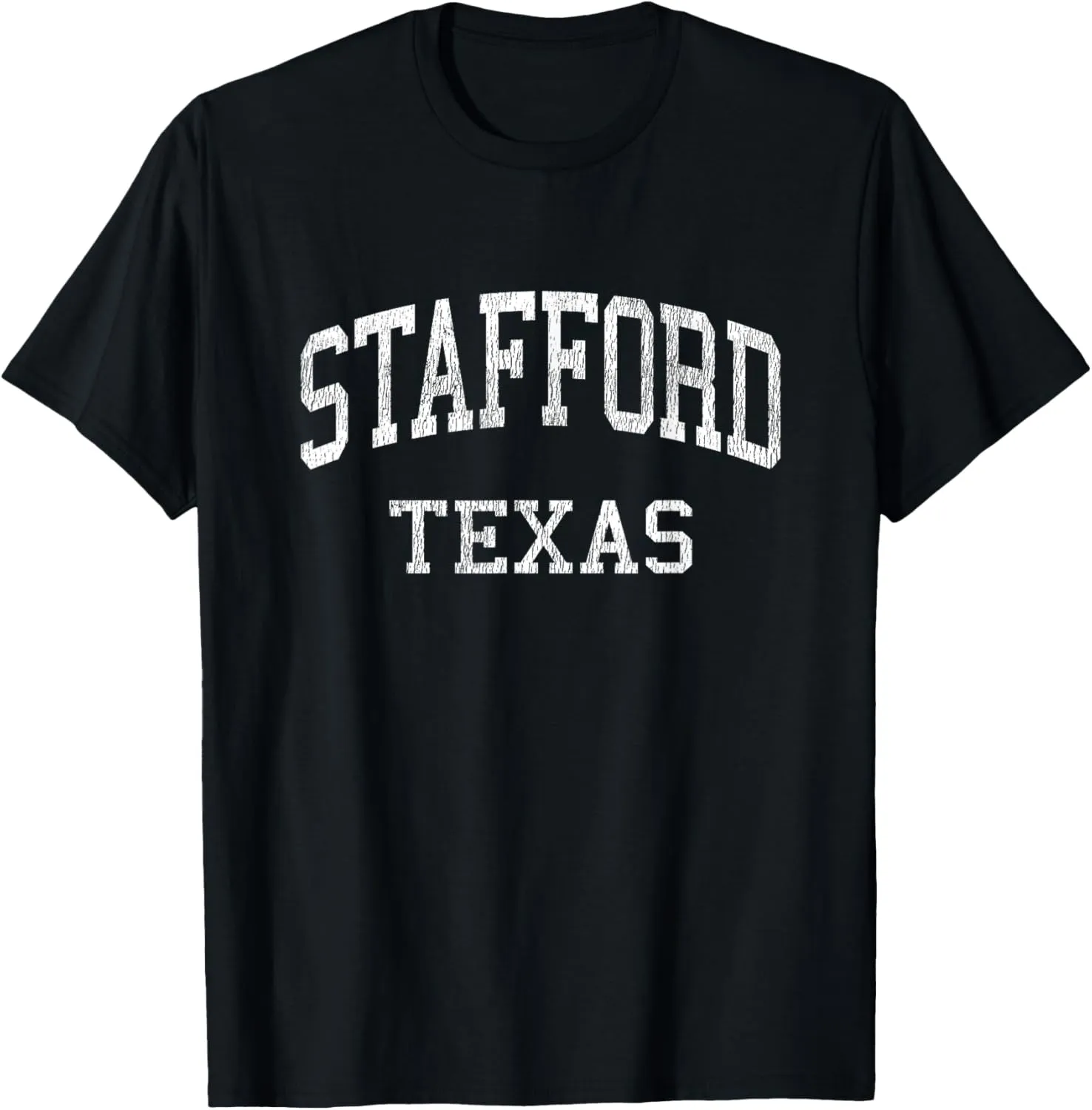 Stafford Texas TX Vintage Athletic Sports Design T-Shirt