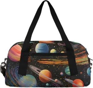 Star Lights Gym Bag Cosmic Starry Gym Bag Wet/Dry Bag With Extra Drawstring Backpack For Travelling To The Gym