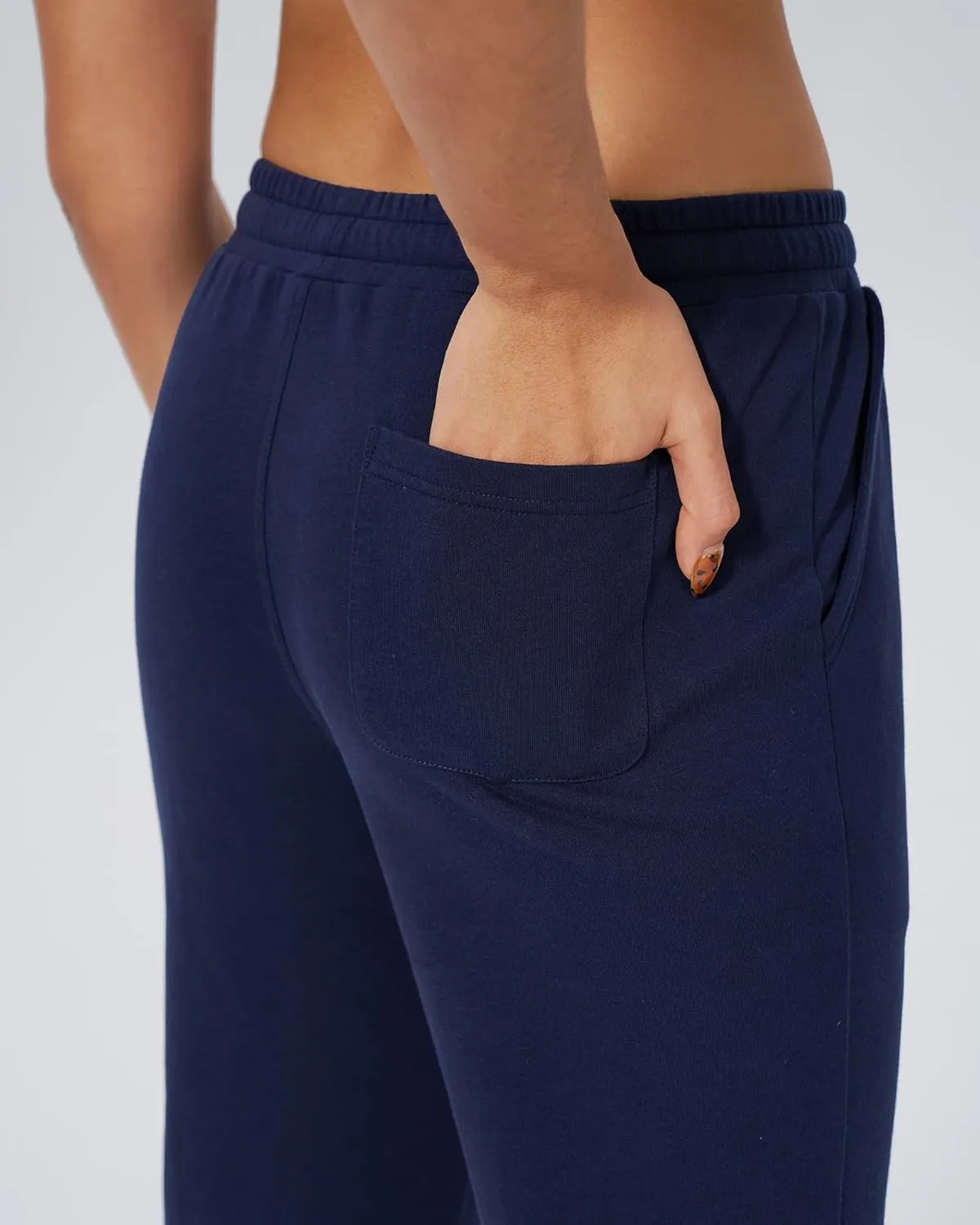 Stelle Womens High Waist Drawstring Jogger Athletic Lounge Sweatpants with Pockets