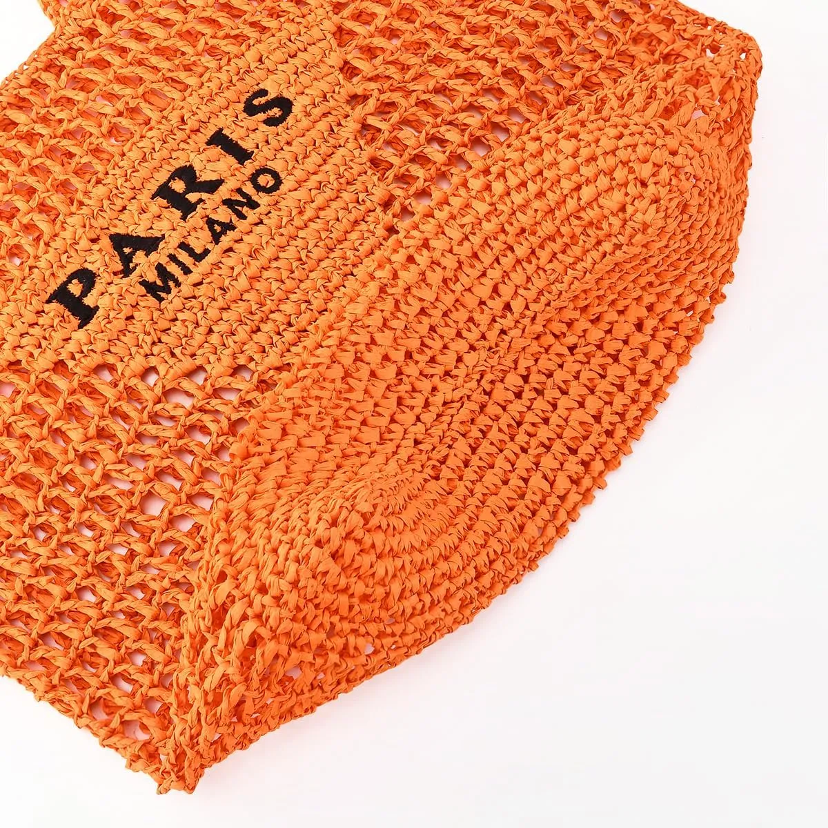 Straw Mesh Tote Bag for Women 2023 New Mesh Hollow Woven Beach Bag Large Travel Shoulder Handbags Hobo Bag