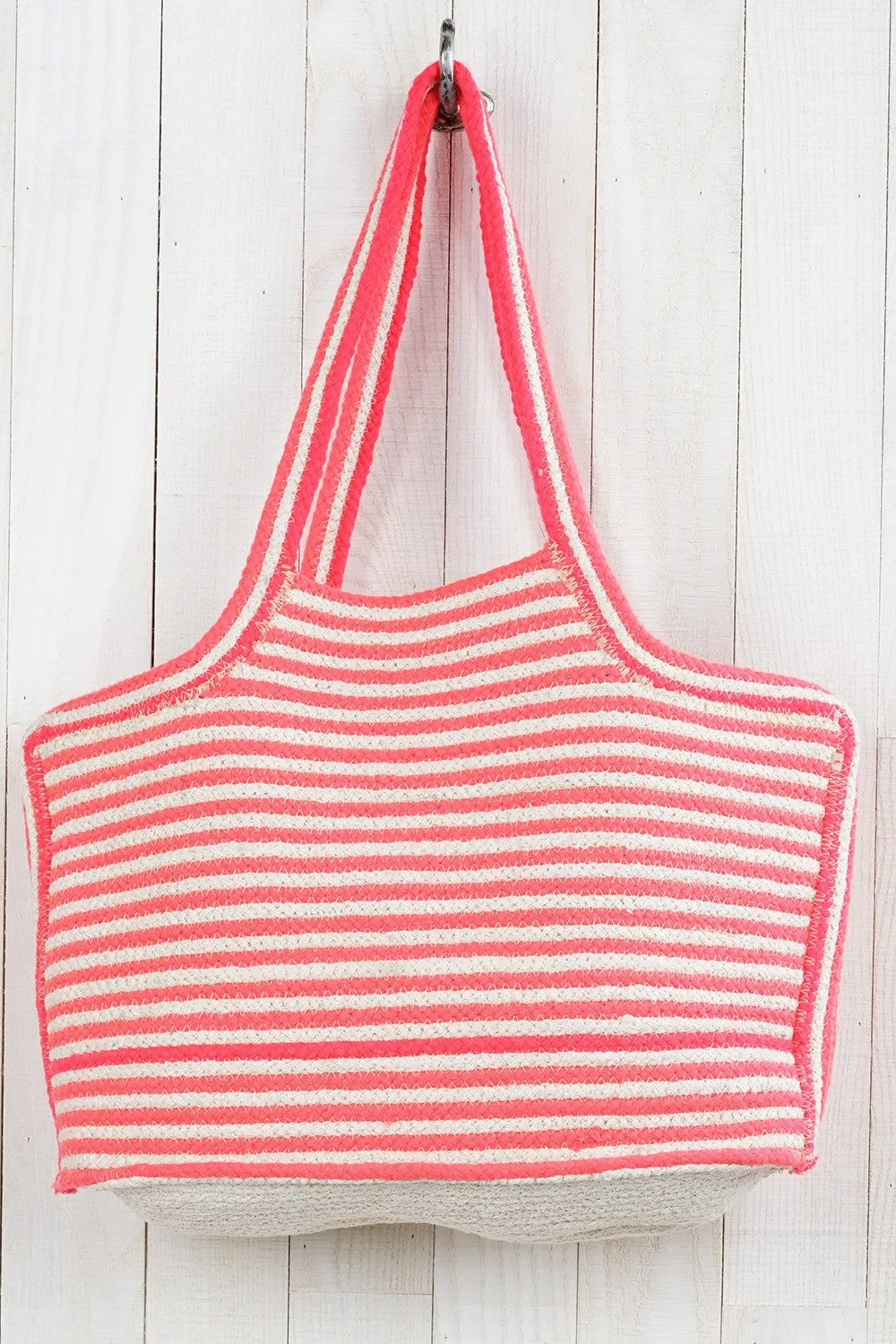 Striped Tote Bag