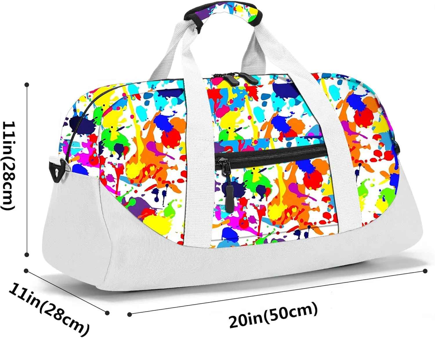 Stumdo Kids Overnighter Duffel Bags for kids, Carry-On Size & Ideal for School Practice or Overnight Travel Weekender Tote for Travel Gym Sport bag for Boys & Girls (11-wcai)