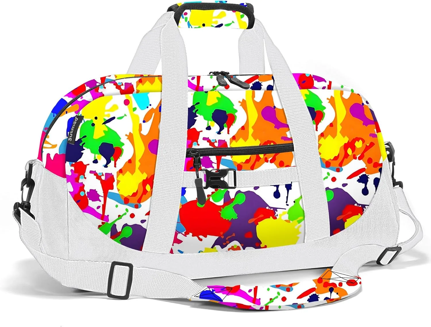 Stumdo Kids Overnighter Duffel Bags for kids, Carry-On Size & Ideal for School Practice or Overnight Travel Weekender Tote for Travel Gym Sport bag for Boys & Girls (11-wcai)