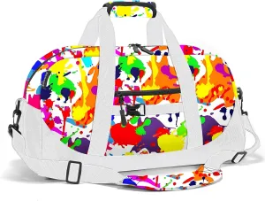 Stumdo Kids Overnighter Duffel Bags for kids, Carry-On Size & Ideal for School Practice or Overnight Travel Weekender Tote for Travel Gym Sport bag for Boys & Girls (11-wcai)