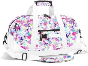 Stumdo Kids Overnighter Duffel Bags for kids, Carry-On Size & Ideal for School Practice or Overnight Travel Weekender Tote for Travel Gym Sport bag for Boys & Girls (11chua)