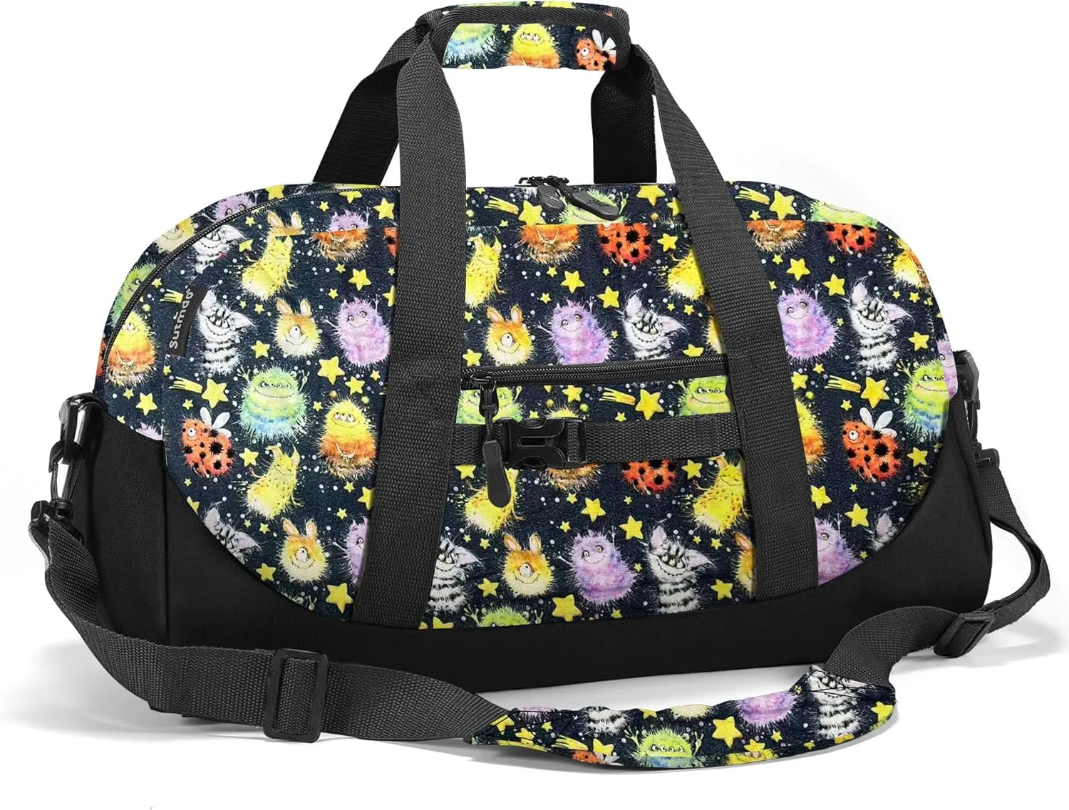 Stumdo Kids Overnighter Duffel Bags for kids, Carry-On Size & Ideal for School Practice or Overnight Travel Weekender Tote for Travel Gym Sport bag for Boys & Girls (11gshou)