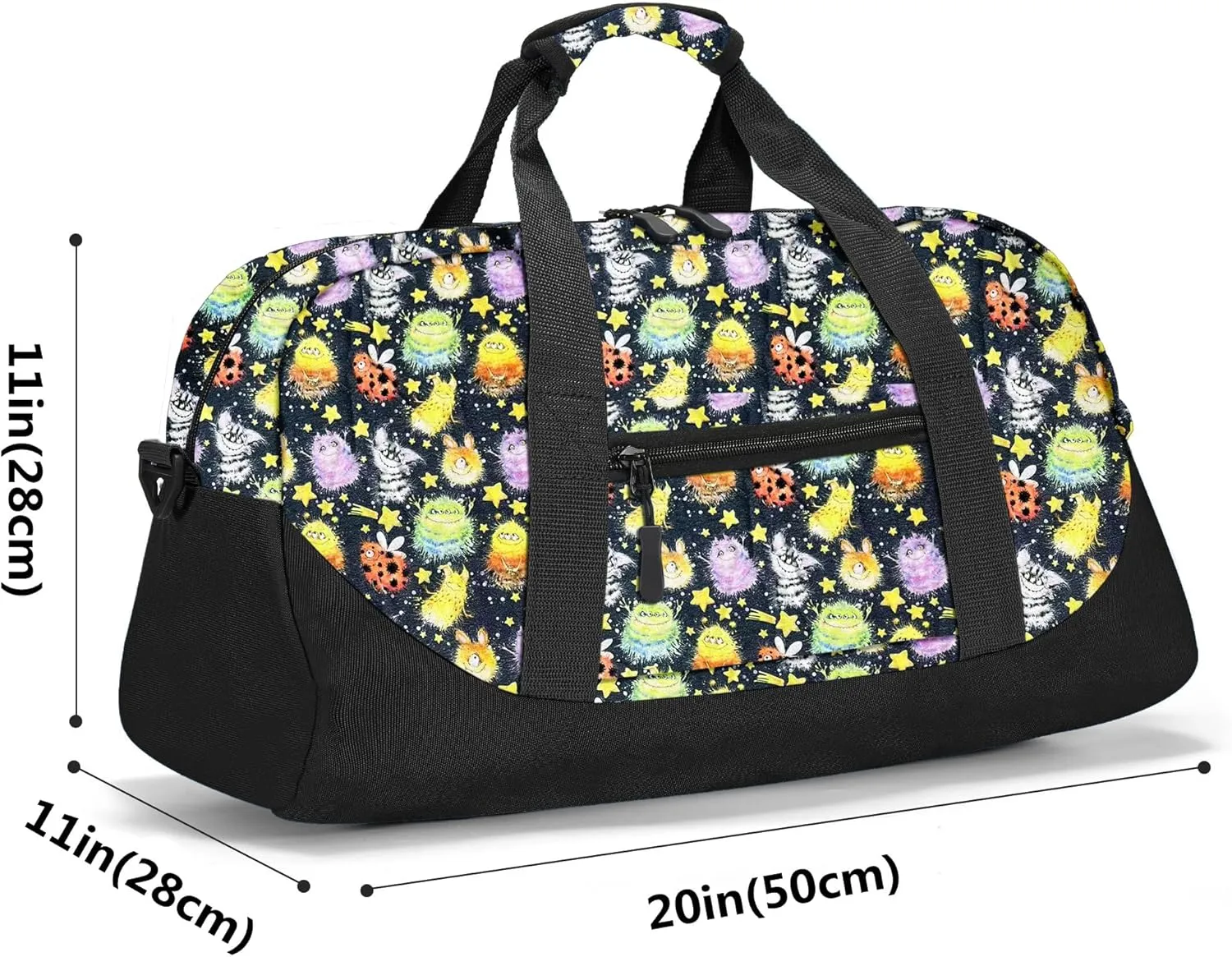 Stumdo Kids Overnighter Duffel Bags for kids, Carry-On Size & Ideal for School Practice or Overnight Travel Weekender Tote for Travel Gym Sport bag for Boys & Girls (11gshou)