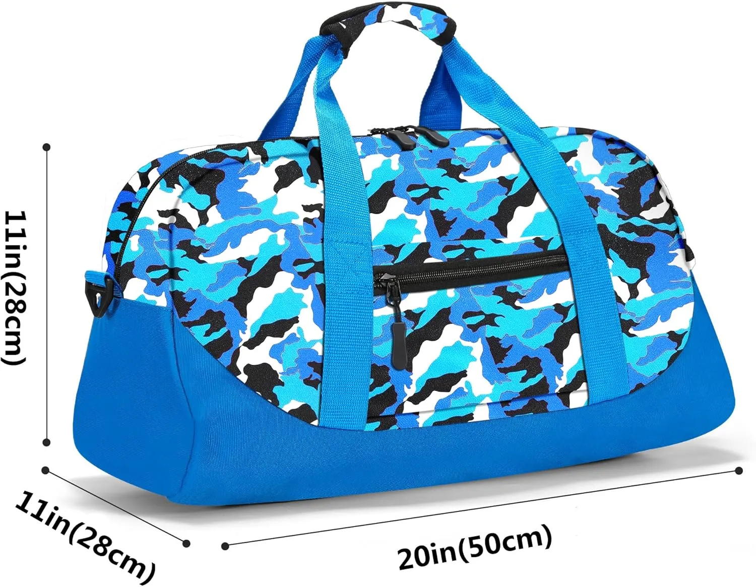 Stumdo Kids Overnighter Duffel Bags for kids, Carry-On Size & Ideal for School Practice or Overnight Travel Weekender Tote for Travel Gym Sport bag for Boys & Girls (11slan)