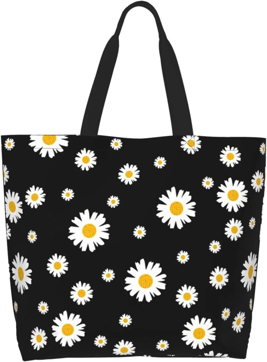 Sunflower Tote Bag For Women, Waterproof Shoulder Bags Big Reusable Grocery Handbag For Shopping Picnic Work Beach