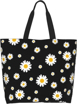 Sunflower Tote Bag For Women, Waterproof Shoulder Bags Big Reusable Grocery Handbag For Shopping Picnic Work Beach