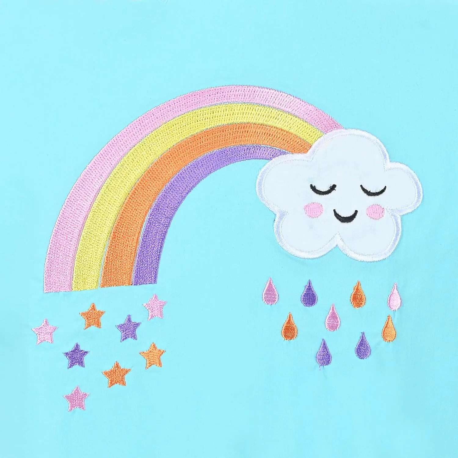 Sunny Fashion Girls Dress Ice Cream Rainbow Striped Suspender Sleeveless