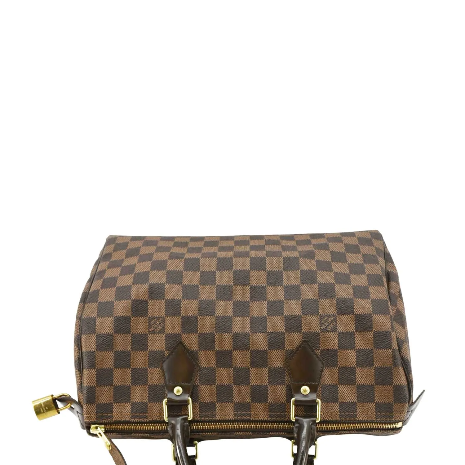 Superior Speedy Bag 30 Big-value deals LOUIS Satchel Brown VUITTON Damier Ebene