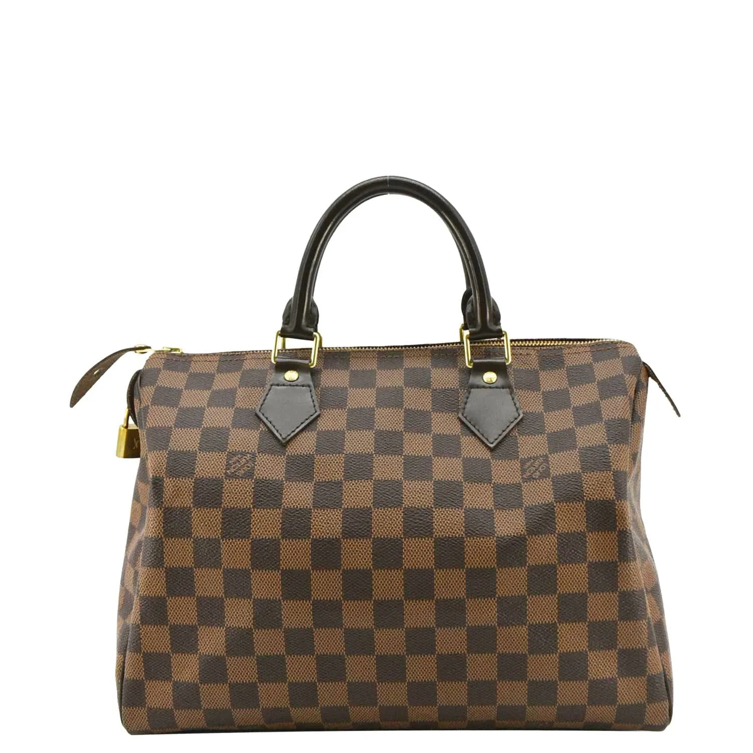 Superior Speedy Bag 30 Big-value deals LOUIS Satchel Brown VUITTON Damier Ebene