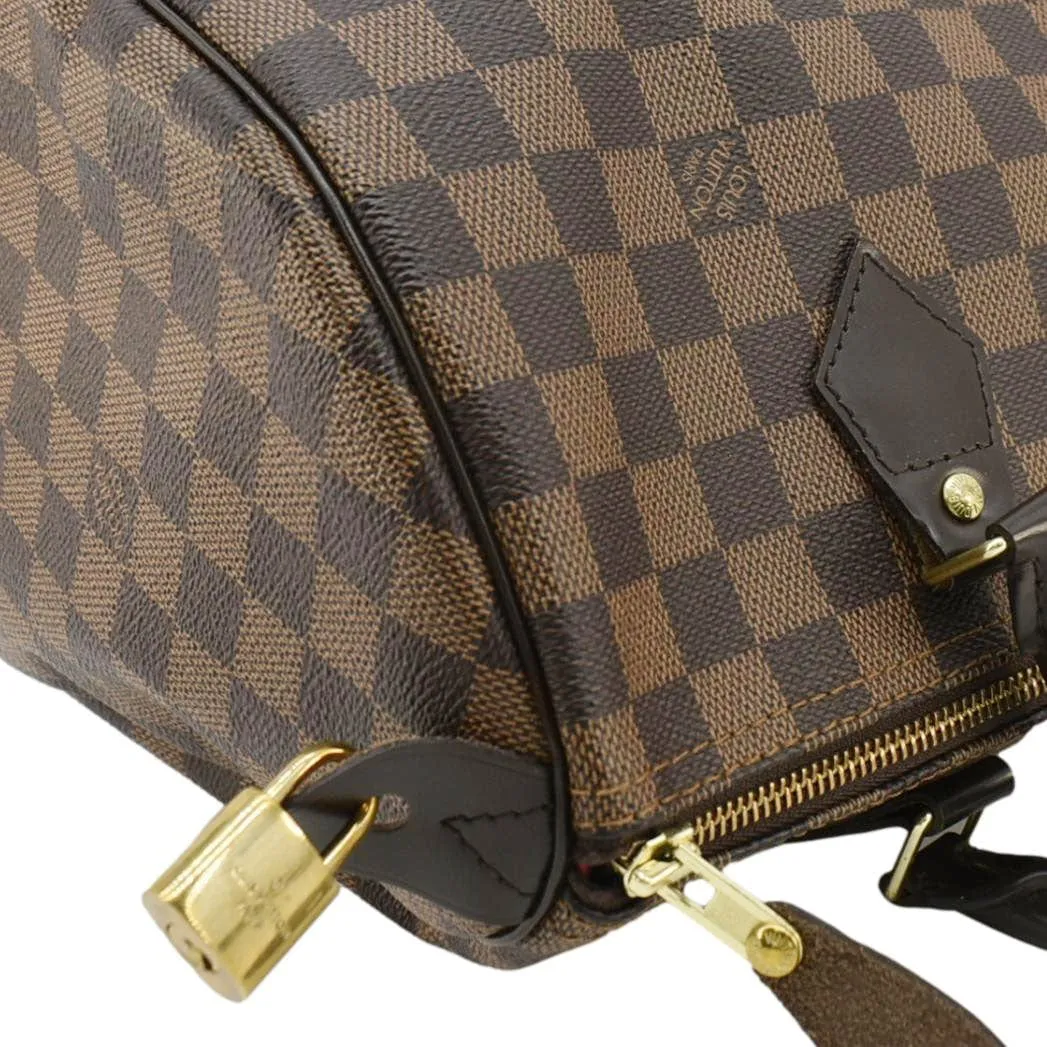 Superior Speedy Bag 30 Big-value deals LOUIS Satchel Brown VUITTON Damier Ebene