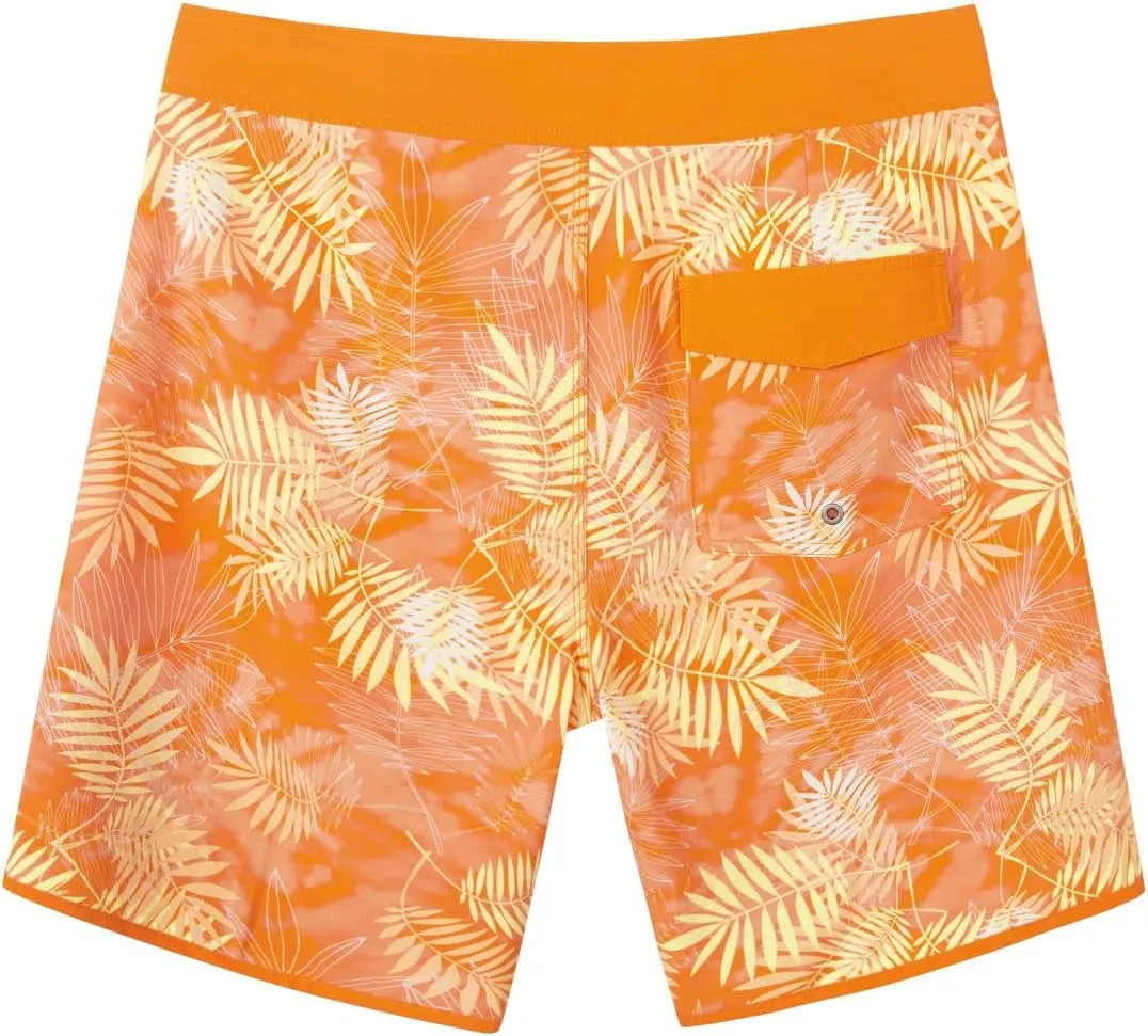 SURF CUZ Men's Board Short Beach Short 4-Way Stretch Swim Short