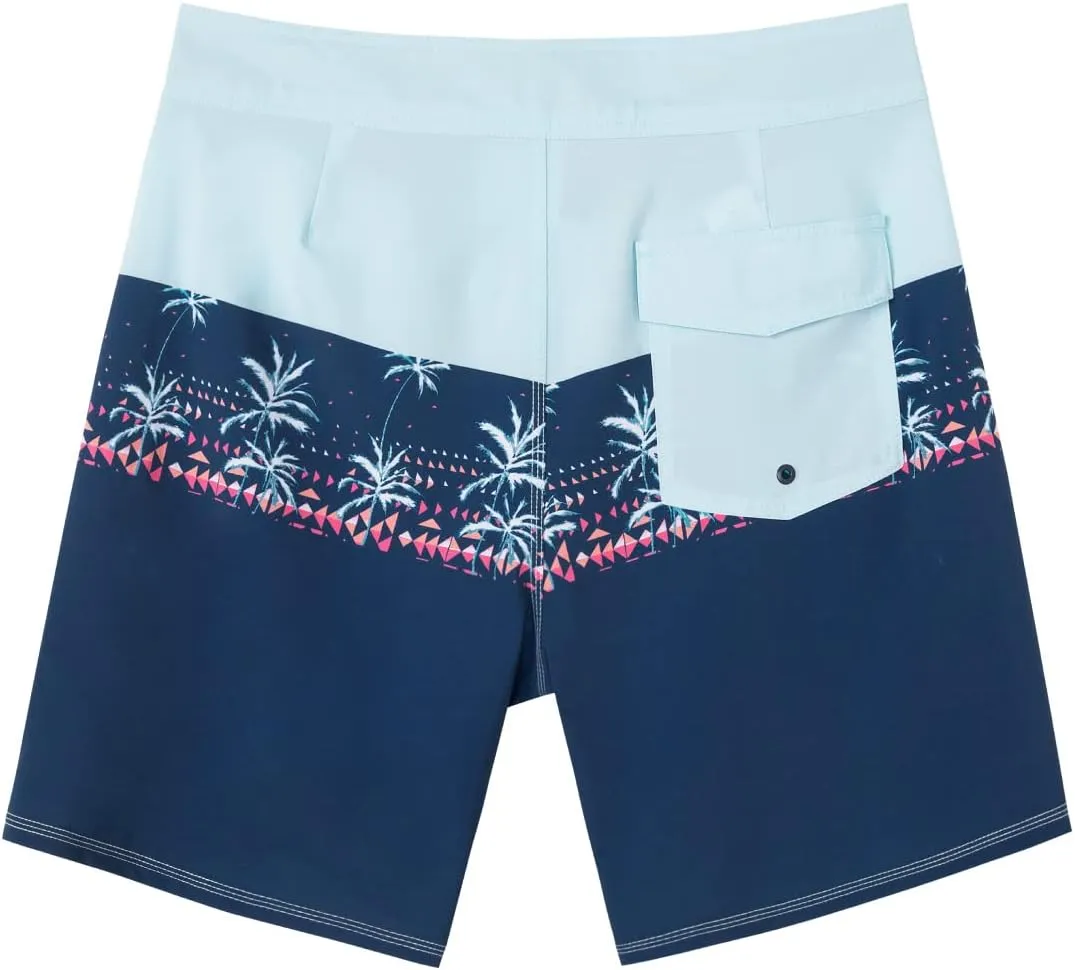 SURF CUZ Men's Board Short Beach Short 4-Way Stretch Swim Short