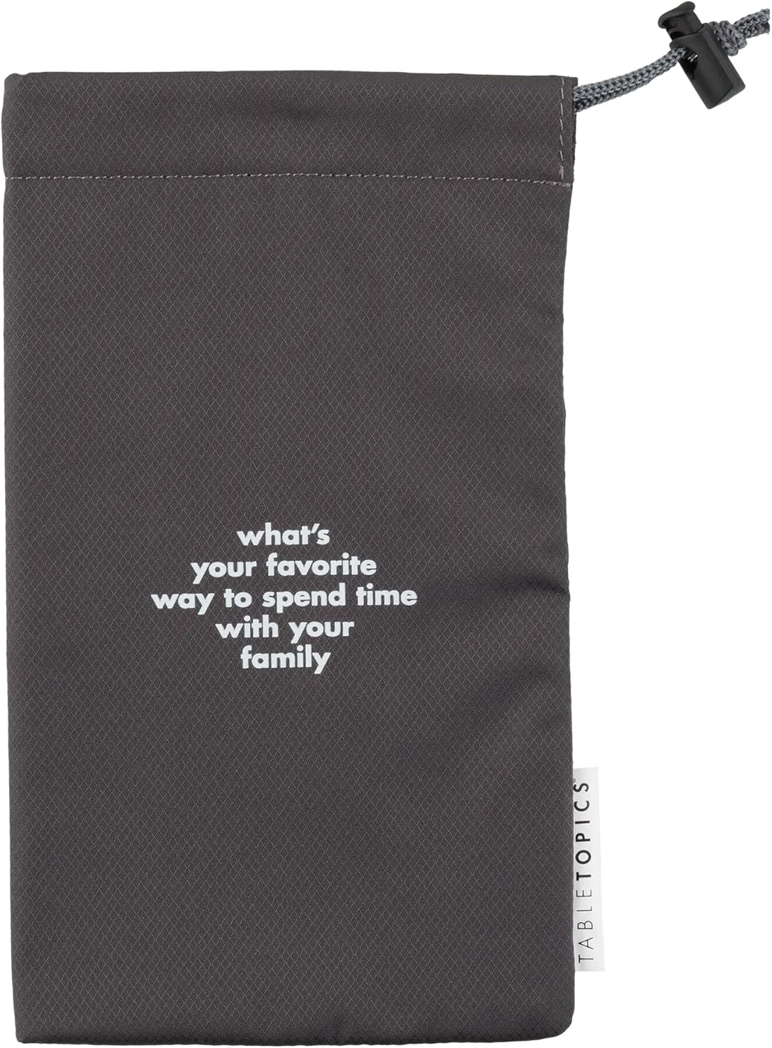 TableTopics Phone Away Bag (Family): Hide Distracting Phones for Quality Family Time, Screen-Free Bonding, Meaningful Unplugged Moments