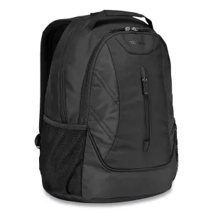 Targus® Ascend Backpack, Fits Devices Up to 16", Polyester, 12.5 x 7 x 18.6, Black