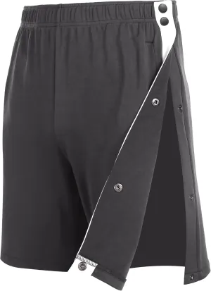 Tear Away Shorts for Men Post Surgery Adaptive Clothing Wide Leg Snap Loose Fit Shorts