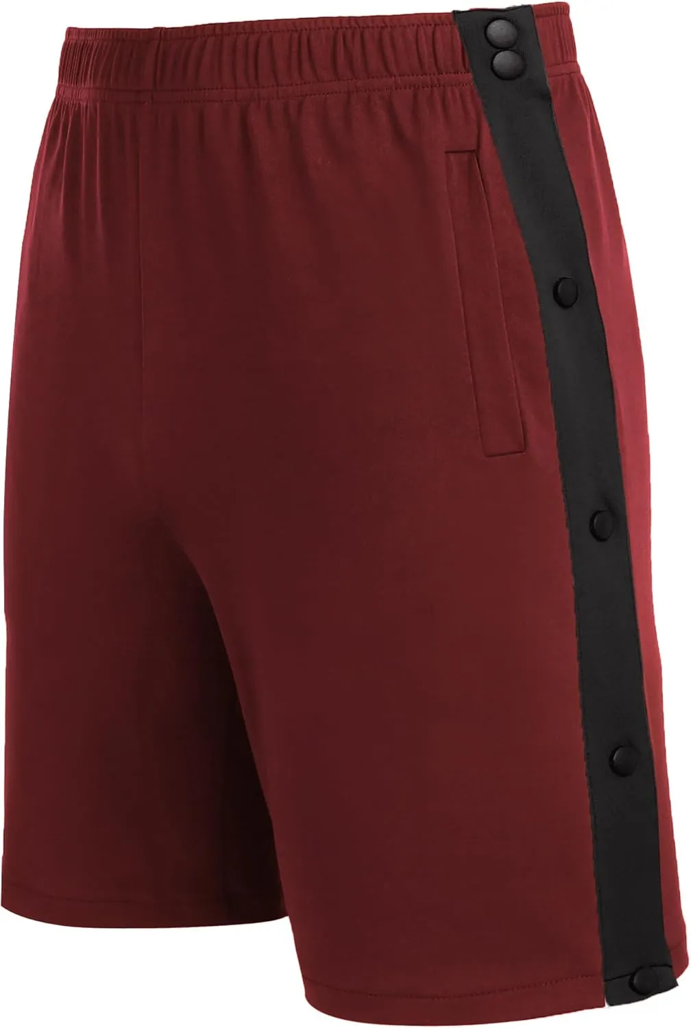 Tear Away Shorts for Men Post Surgery Adaptive Clothing Wide Leg Snap Loose Fit Shorts
