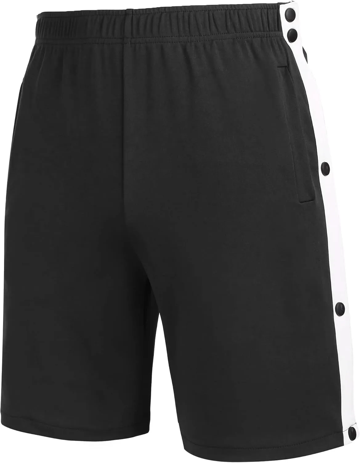 Tear Away Shorts for Men Post Surgery Adaptive Clothing Wide Leg Snap Loose Fit Shorts