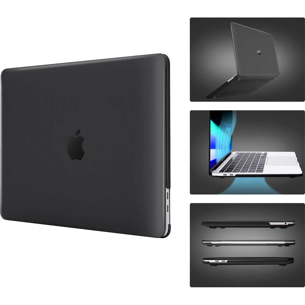 TechProtectus Hard-Shell Case with Keyboard Cover and Screen Protector for Apple 13" MacBook Air (Matte Black)