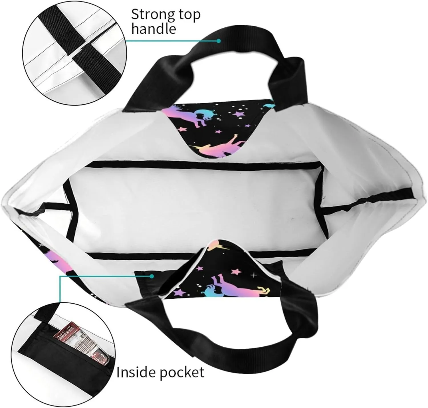 Thanksgiving Turkey Tote Bag Casual Portable Shoulder Bags Reusable Handbag For Women Travel Shopping