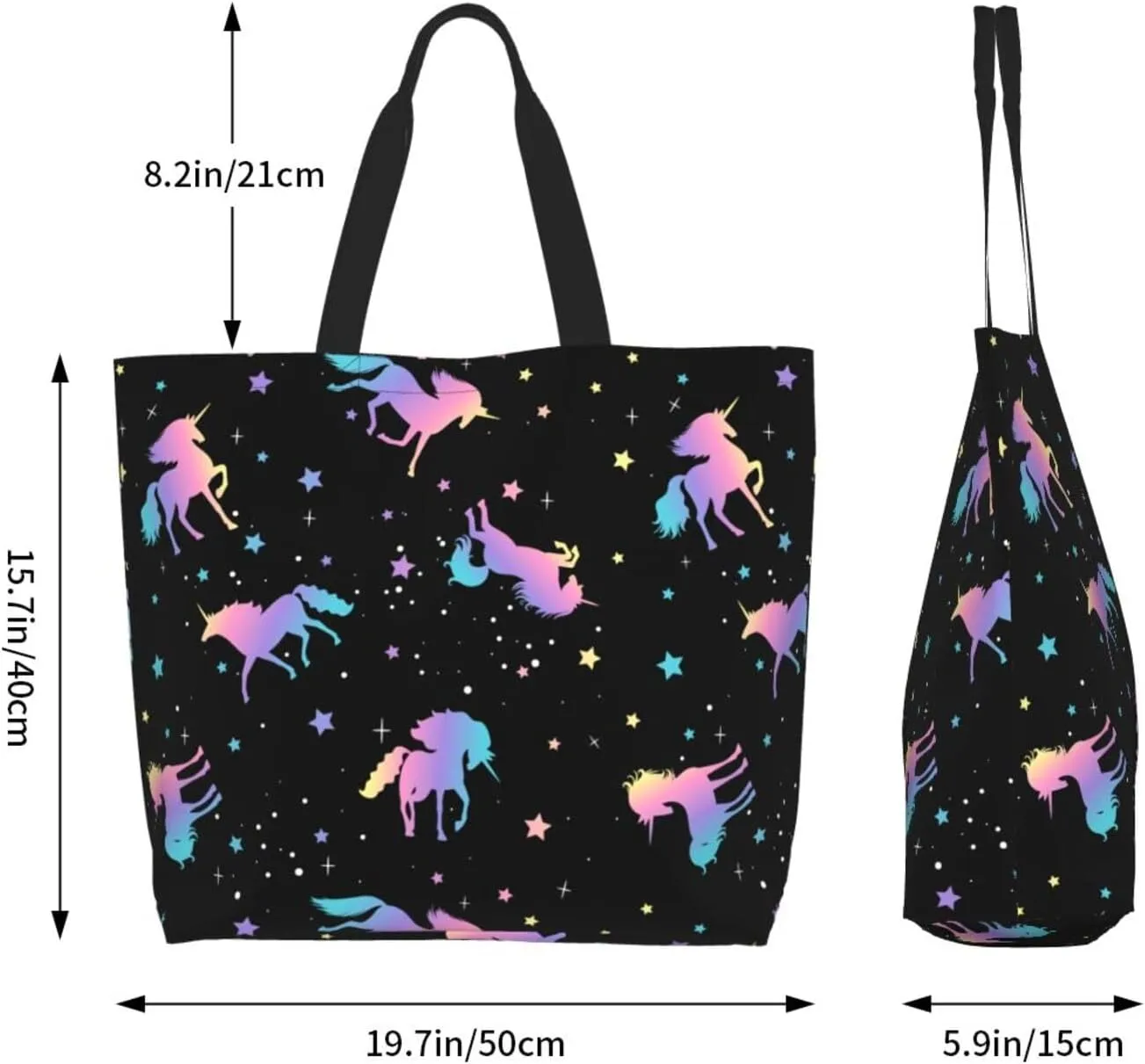 Thanksgiving Turkey Tote Bag Casual Portable Shoulder Bags Reusable Handbag For Women Travel Shopping