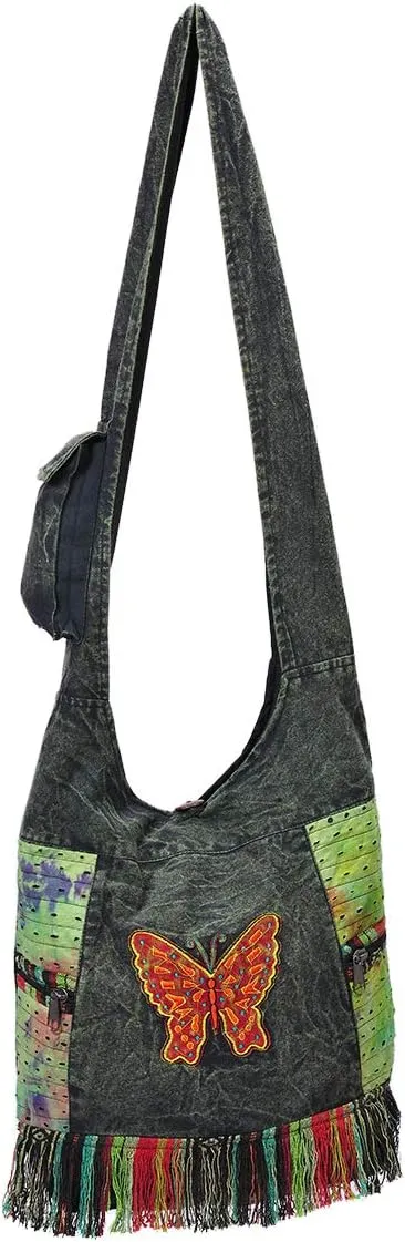 THE COLLECTION ROYAL Hobo Crossbody Bags for Women, Boho Purse, Boho Bag | Hippie Bag, Indie Tote Bag, Cloth Purse for Women
