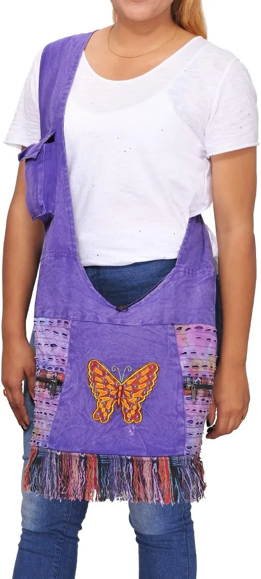 THE COLLECTION ROYAL Hobo Crossbody Bags for Women, Boho Purse, Boho Bag | Hippie Bag, Indie Tote Bag, Cloth Purse for Women