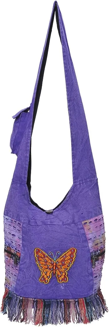THE COLLECTION ROYAL Hobo Crossbody Bags for Women, Boho Purse, Boho Bag | Hippie Bag, Indie Tote Bag, Cloth Purse for Women