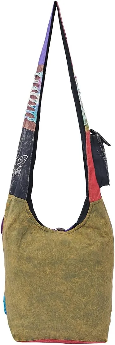 THE COLLECTION ROYAL Hobo Crossbody Bags for Women, Boho Purse, Boho Bag | Hippie Bag, Indie Tote Bag, Cloth Purse for Women