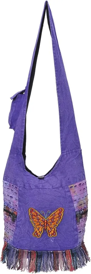 THE COLLECTION ROYAL Hobo Crossbody Bags for Women, Boho Purse, Boho Bag | Hippie Bag, Indie Tote Bag, Cloth Purse for Women