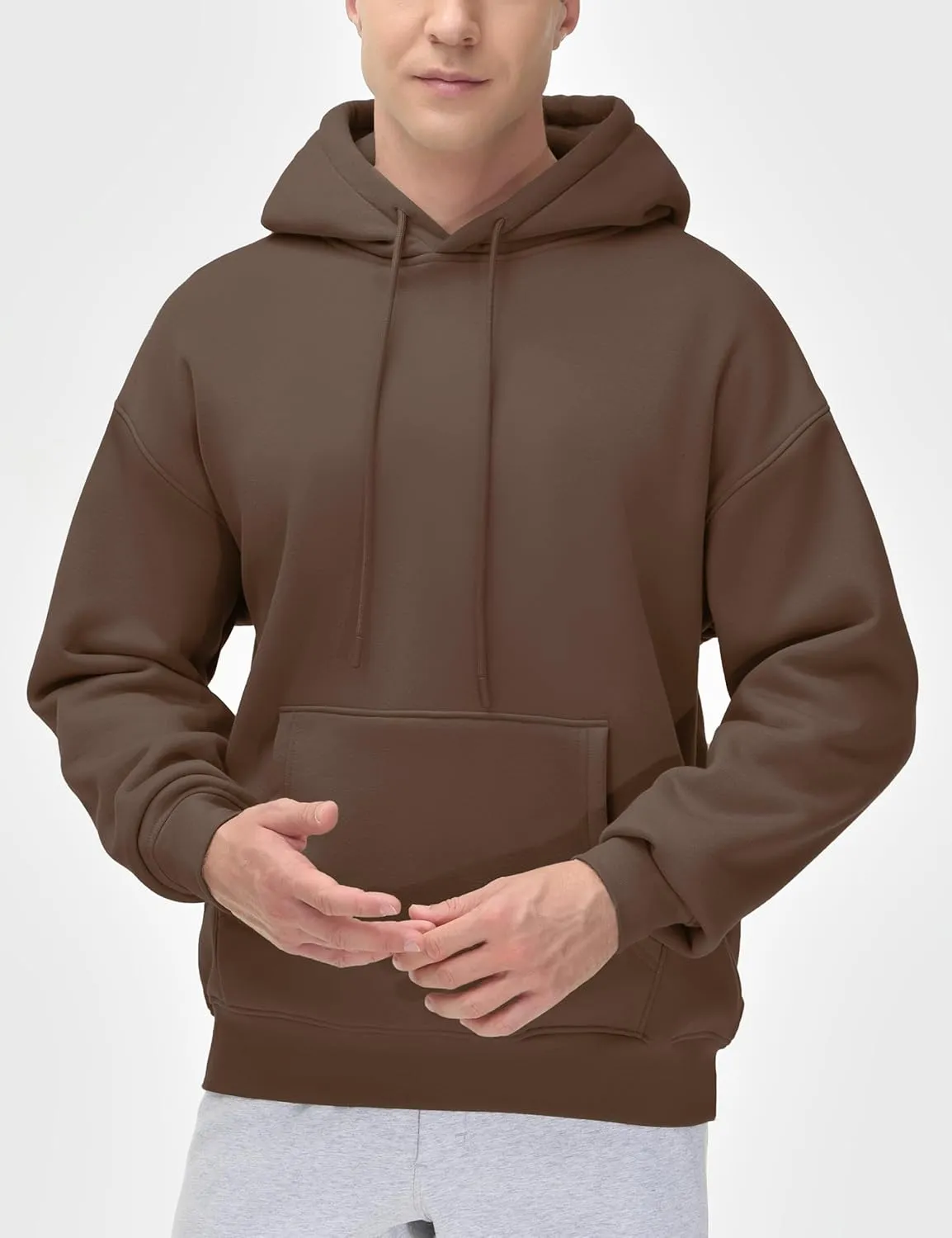 THE GYM PEOPLE Men's Loose Fit Pullover Hoodie Soft Lightweight Hooded Sweatshirt with Pockets