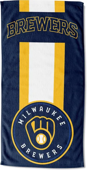 The Northwest Company MLB Milwaukee Brewers Zone Read Beach Towel