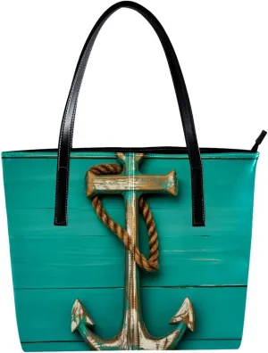 The Tote Bag For Women,Bags For Women,Reusable Shopping Bags,Anchor Deck Blue Summer Ocean Handbags
