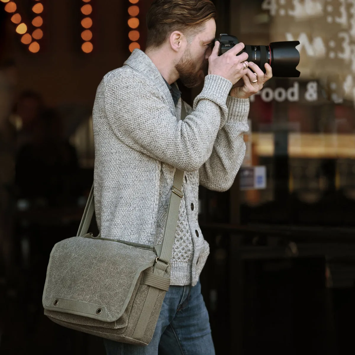 Think Tank Retrospective 7 v2.0 Shoulder Camera Bag (Pinestone)