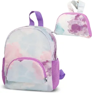 Tiny Twinkle Toddler Backpack – lightweight, waterproof, folds up into pouch. Great for travel, daycare, beach, swim school